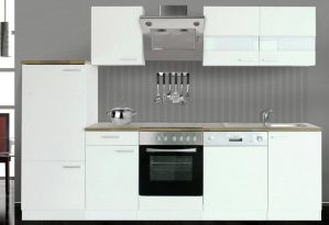 RESPEKTA Küchenzeile "Economy", mit E-Geräten, Breite 280 cm