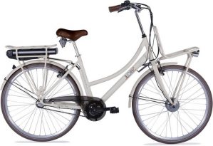 LLobe E-Bike "Rosendaal Lady 15,6 Ah", 3 Gang, Nabenschaltung, Frontmotor 250 W, Gepäckträger vorne