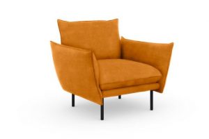 andas Sessel "Stine", Besonderes Design durch Kissenoptik und Keder, Design by Morten Georgsen