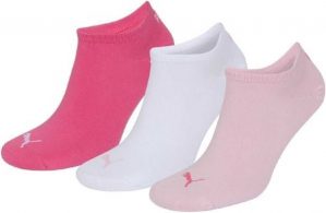 6 Paar Puma Sneaker Invisible Socken Gr. 35 - 49 Unisex für Damen Herren Füßlinge M, 422 - pink lady