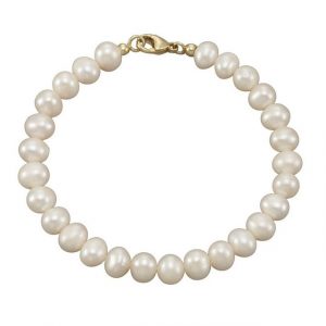 Fascination by Ellen K. Goldarmband "333/- Gelbgold Süßwasserzuchtperle", Armband