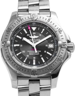 Breitling Colt Automatic A17380, Strichindizes, 2009, Getragen, Gehäuse Stahl, Band: Stahl