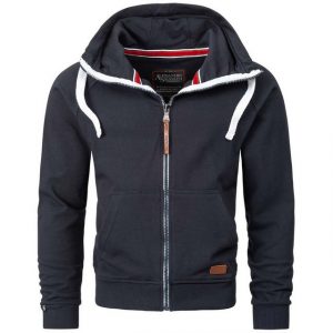 Alessandro Salvarini Sweatjacke "ASParma" Sweatjacke mit zwei farbigem Reißverschluss