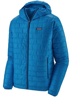 Patagonia Nano Puff Hooded Puffer Jacket andes blue