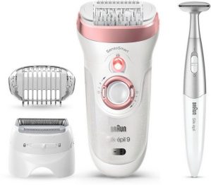 Braun Epilierer Silk-épil 9 9-890, Aufsätze: 4 St., für Frauen für eine langanhaltende Haarentfernung