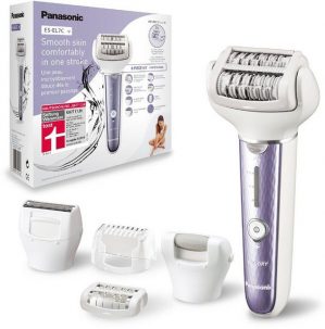Panasonic Epilierer ES-EL7C-V503, Aufsätze: 5 St., Nass/Trocken, Aufsätze: 5 Stk., Peeling und Fußpflege
