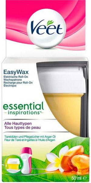 Veet Wachspatrone "Easy Wax Essential Inspirations Wachsnachfüllpatrone", mit Easy-Gelwax Technology