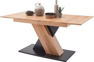 MCA furniture Esstisch "Cuba", Esstisch Massivholz ausziehbar, Tischplatte mit Synchronauszug vormontiert