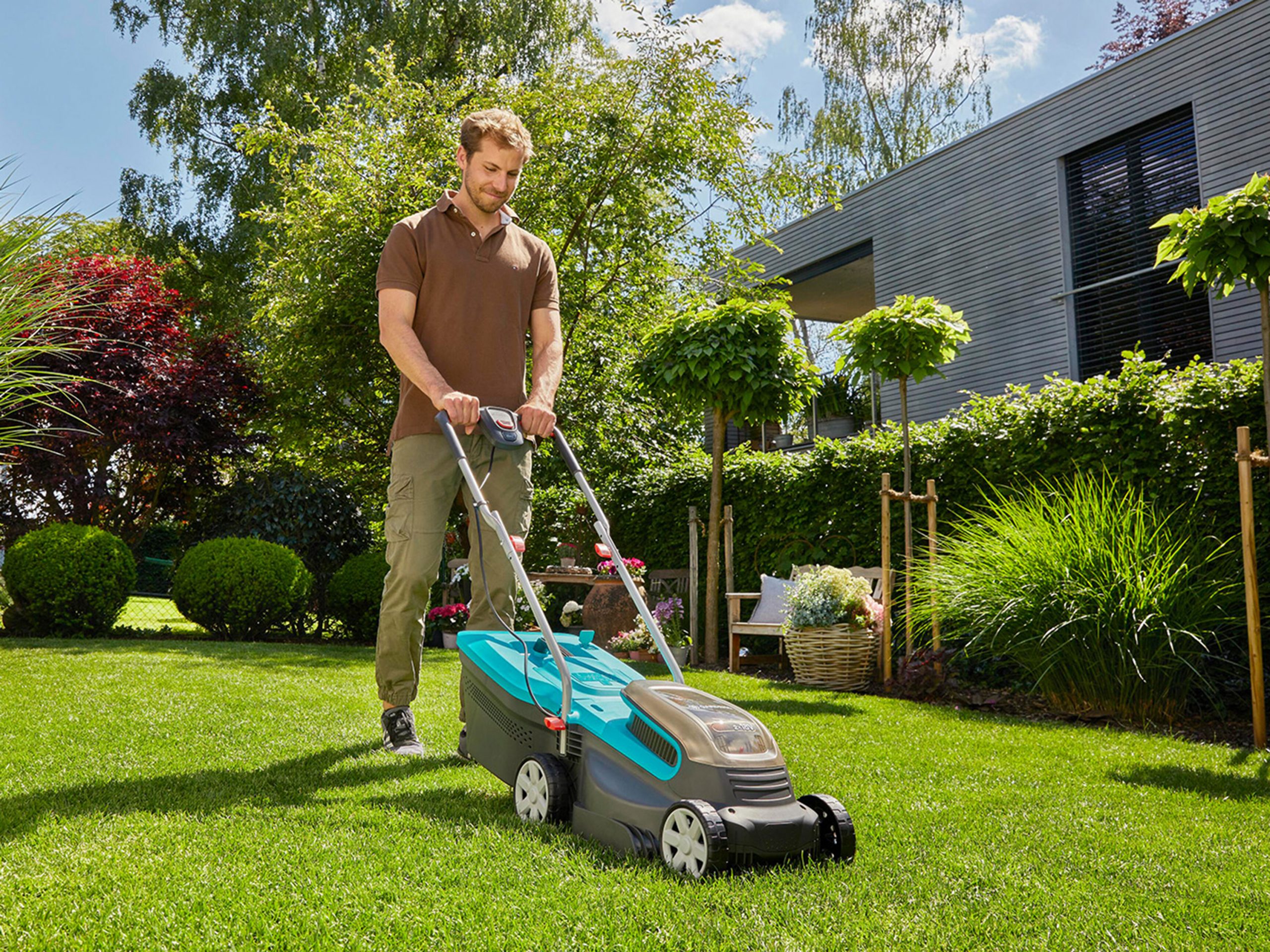 Gardena AkkuRasenmäher “PowerMax 32/36V P4A” ReadyToUse Set