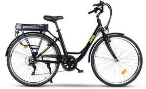 Jeep E-Bikes E-Bike "ECR 3000", 6 Gang, Kettenschaltung, Heckmotor 250 W, (mit Akku-Ladegerät)