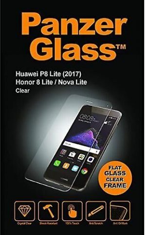 Wie neu: Displayschutz Huawei | PanzerGlass™ | Huawei P8 Lite (2017)/Honor 8 Lite/Nova Lite | Clear Glass