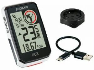 Fahrradcomputer Sigma ROX 2.0 GPS kabellos Weiß