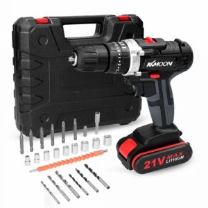 Haushalt 3in1 Multifunktions-Bohrmaschine Mini-Schraubendreher Rotationswege-Einstellung 25 Gänge von Drehmomenten einstellbar