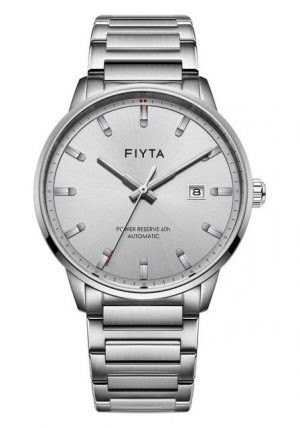 FIYTA Automatikuhr "GA867002.WWW silber mit Datum, Leuchtzeiger und 60 Stunden Gangreserve", Yachtsman