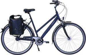 HAWK Bikes Cityrad "HAWK Citytrek Lady Deluxe Plus Ocean Blue", 7 Gang Shimano Nexus Schaltwerk