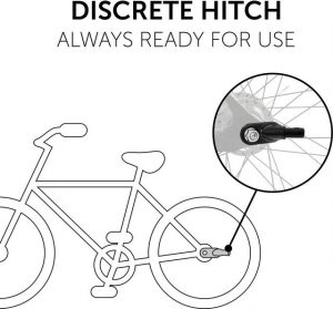 Hauck Fahrradkinderanhänger "Zweit-Kupplung Bike Trailer Hitch", für Fahrradanhänger "Dryk Duo"