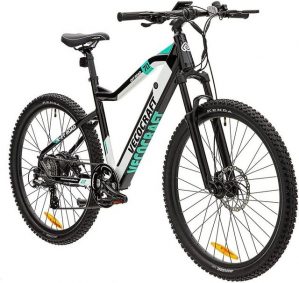VECOCRAFT E-Bike "VECOCRAFT Offroad 27.5 Zoll 250W Heckmotor, 10.4Ah Abnehmbam Akku EMTB Shimano 8-Gang LCD-Anzeige 25km/h 90km (mit Akku-Ladegerät, mit Werkzeug)", 8 Gang