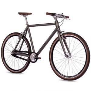 Airtracks Urbanbike "Airtracks Herren City Fahrrad 28 Zoll UR.2820", Shimano NEXUS 3, Grau Matt-Rahmenhöhen 53 cm,57 cm-Modelljahr 2022