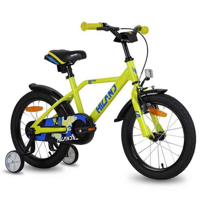 HILAND Kinderfahrrad “12/16 Zoll Kinderfahrrad mit Stützrädern