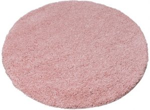 Hochflor-Teppich "Viva Teppich rund", Home affaire, rund, Höhe 45 mm, Uni Farben, rund, besonders weich und kuschelig, idealer Teppich für Wohnzimmer & Schlafzimmer