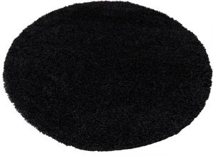 Hochflor-Teppich "Viva Teppich rund", Home affaire, rund, Höhe 45 mm, Uni Farben, rund, besonders weich und kuschelig, idealer Teppich für Wohnzimmer & Schlafzimmer