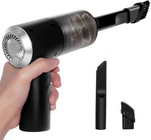 Leway Akku-Stielstaubsauger Akku Autostaubsauger,Hand Mini Stark Staubsauger Auto Kabellos,USB aufladbar Tragbar Leicht