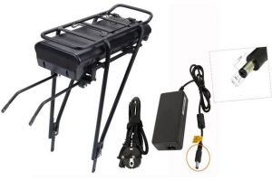 PowerSmart E-Bike Akku e-Bike Pedelec 36V 13,6Ah Li-ion Akku für HINERGY / WAYEL MOMODESIGN CITY BIKE UNISEX 26'', mit Ladegerät 13600 mAh