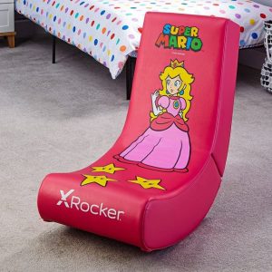 X Rocker Gaming-Stuhl "Nintendo Super Mario Floor Rocker Gaming Sessel für Kinder Prinzessin"