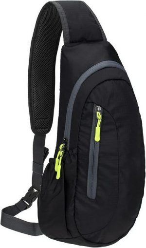 Leway Fahrradrucksack "Brusttasche Herren Kleiner Rucksack Damen Umhängetasche Mini Rucksack Kleine Umhängetasche Brusttasche Rucksack Sporttasche Umhängetasche Schwarz"