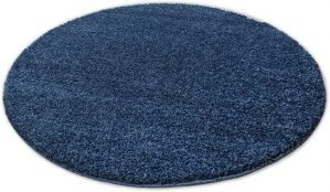 Hochflor-Teppich "Viva Teppich rund", Home affaire, rund, Höhe 45 mm, Uni Farben, einfarbig, rund, besonders weich und kuschelig, idealer Teppich für Wohnzimmer & Schlafzimmer