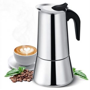 Housruse Kaffeekanne "Espressomühle Kaffeemaschine Haushalt 100ml Kaffeemaschine Moka Kanne"
