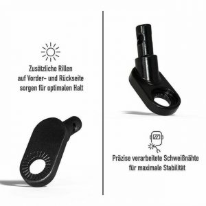 longziming Fahrradkinderanhänger "Fahrradanhänger Kupplung Fahrrad Anhängerkupplung Mit 2Stk Sicherungsstift für Kinderanhänger Hundeanhänger"