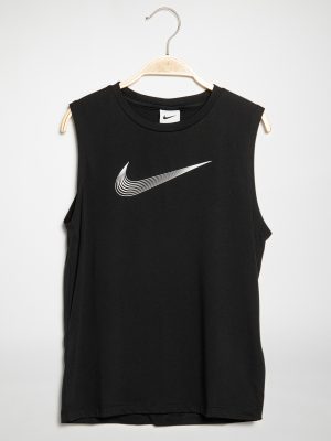 Nike Funktionstop in schwarz für Mädchen, Größe: 140-146. DO7090-010