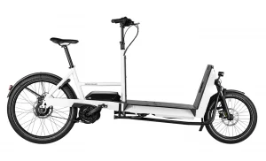 Riese & Müller Transporter 65 vario (2023) - 20/26 Zoll 500Wh Enviolo Lastenrad - true white