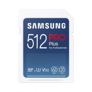SAMSUNG 32 GB PRO Plus Hochgeschwindigkeits-SD-Karte U3 V30 Geschwindigkeitsstufe bis zu 100 MB/s Lesegeschwindigkeit für Digitalkamera-Bewegungskamera-Laptops