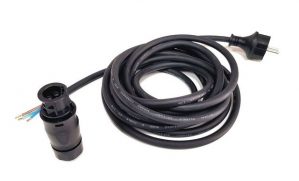 TRANGO Wechselrichter, (IP44 Schuko-Stecker inkl. Betteri BC01 Female Stecker, ST-0108-20M+F 20 Meter Gummikabel für Mikrowechselrichter), für Hoymiles Deye Envertech Huayu Bosswerk