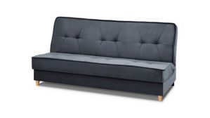 Beautysofa Sofa "Riva", Schlafsofa aus Velourstoff, Polstersofa, inklusive Bettfunktion, mit Klick-Klack