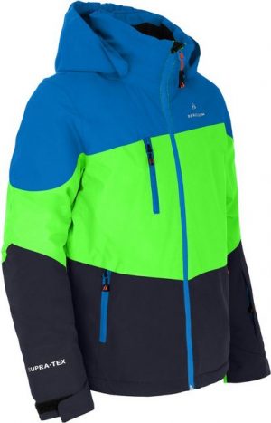 Bergson Winterjacke "VOLKER neo" Kinder Skijacke, wattiert, 20000 mm Wassersäule, Normalgrößen, Gecko grün