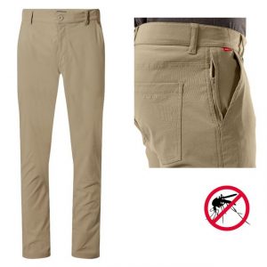 Craghoppers Softshellhose "Craghoppers - NosiLife - Stretch Outdoor - Trekkinghose Santos - Herren - beige"