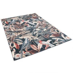 Designteppich "Designer Teppich Montana Vögel Blätter", Pergamon, Rechteckig, Höhe 13 mm