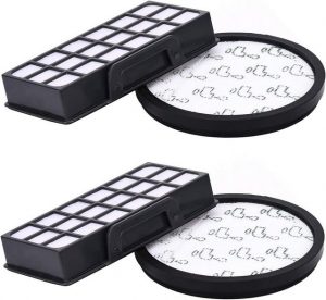 ELIAUK Staubsaugerrohr-Adapter Packung mit 2 Filtern für Staubsauger Rowenta Silence Force Cyclonic 4AAAA, Ersatzfilterzubehör, kompatibel mit Modell RO76xx.