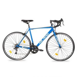 HILAND Rennrad "28 Zoll Rennrad Stahl 700C City Commuter Fahrrad Herren Damen", 14 Gang, Kettenschaltung