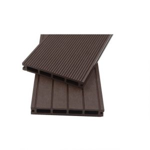 HOME DELUXE Terrassendielen "WPC Terrassendielen SAMANA - Dunkelbraun", Inkl. Unterkonstruktion und Zubehör, Terrassenboden Balkonbelag