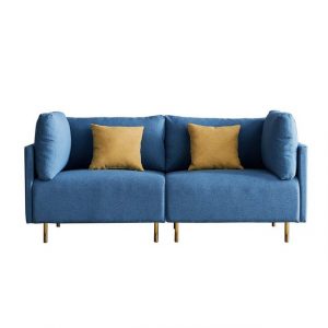 LBF 2-Sitzer "Phalaenopsis-2,Mit Kopfkissen", Modern Sofa,Beine aus Metall,Zweisitzer Couch,Breite 188 cm