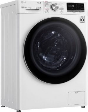 LG Waschmaschine F2V7SLIM8E, 8,5 kg, 1200 U/min, TurboWash® - Waschen in nur 39 Minuten