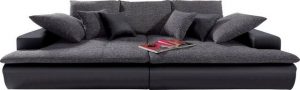 Mr. Couch Big-Sofa "Haiti", wahlweise mit Kaltschaum (140kg Belastung/Sitz) und RGB-Beleuchtung