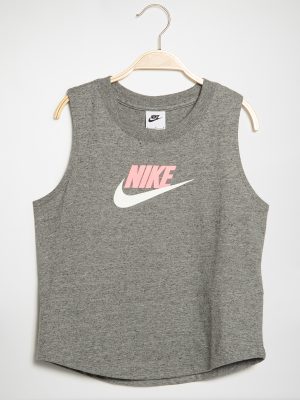 Nike Tanktop in grau für Mädchen, Größe: 146-152. DO7161-091