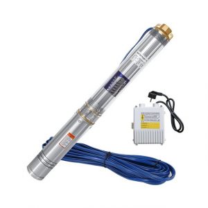 SWANEW Tiefbrunnenpumpe "Tiefbrunnenpumpe 4 Zoll Sandverträglich 0,37 kW 4000 l/h Brunnenpumpe"