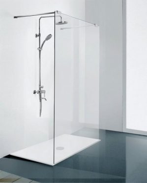 Sanotechnik Walk-in-Dusche "Freedom I", Einscheibensicherheitsglas
