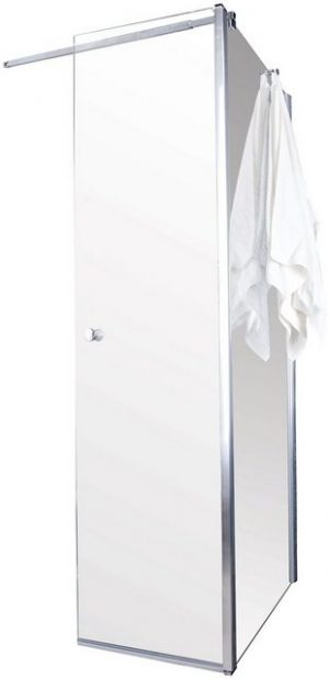 Sanotechnik geteilte Dusch-Flügeltür "Sanoflex Grande", Einscheibensicherheitsglas
